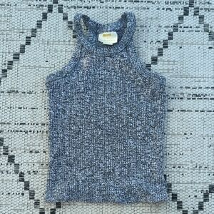 Maeve Gray Knit Tank Top